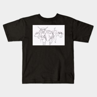 Taurus Posse - Plain - Front Kids T-Shirt